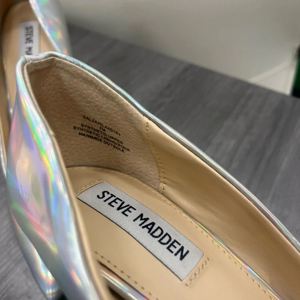 Steve Madden Salza Iridescent Metallic Pumps Size 7